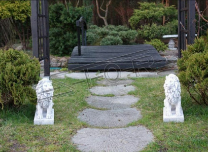 Lion garden statue patio garden decor sculpture figures sculptures statues
